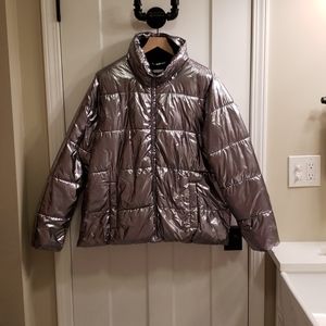 old navy metallic jacket